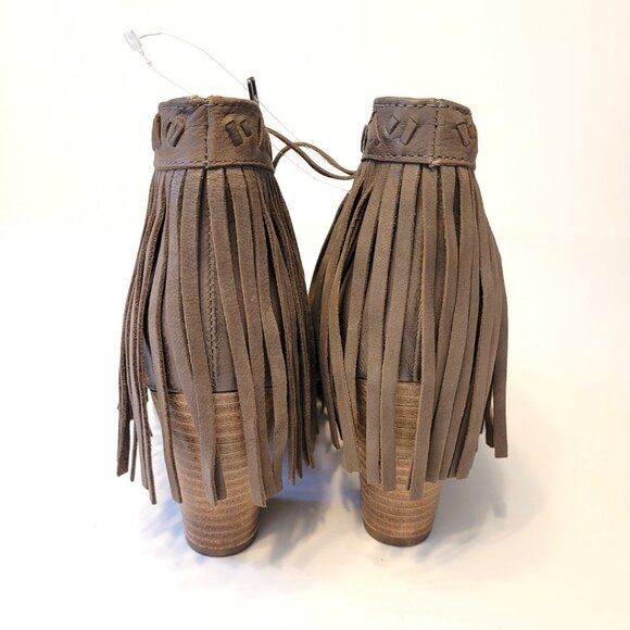 Anthropologie X Seychelles X Cory Lynn Calter NWOB 'World Tour" Fringe Booties - Picture 6 of 12
